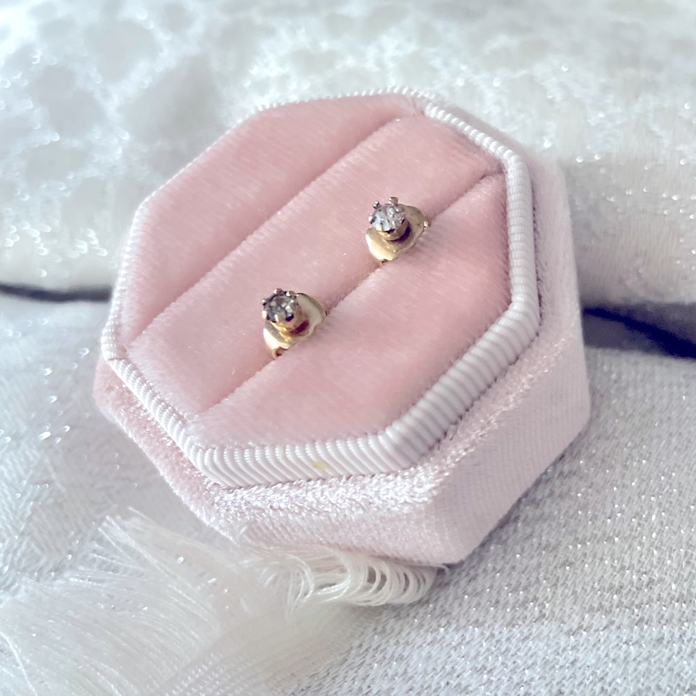 Vintage Avon CZ earrings
